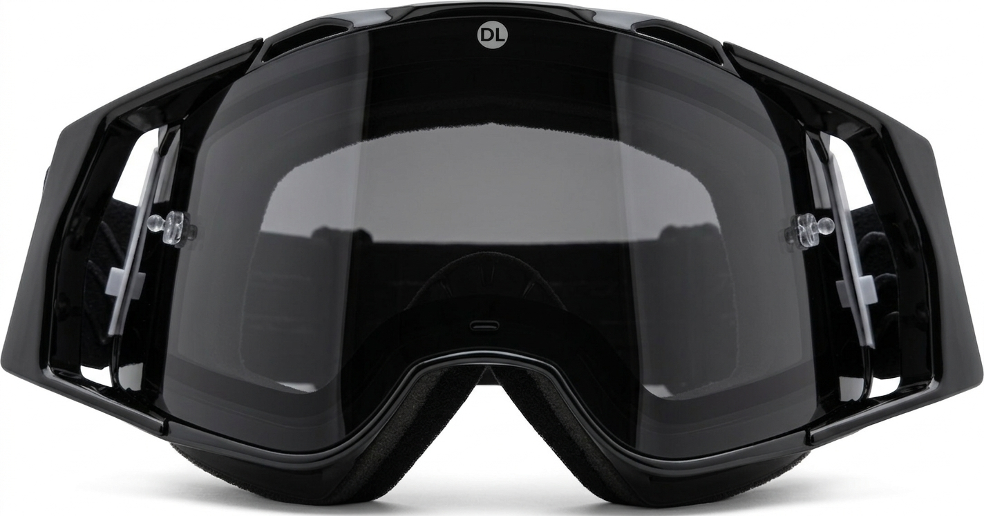 Dirt Logic MXOR MX Goggle Black Frame with Tinted Lens