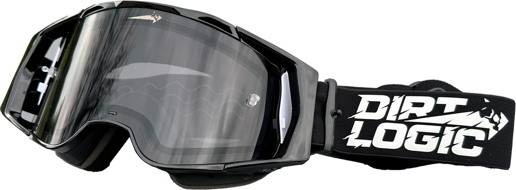 Dirt Logic MXOR MX Goggle Black Frame with Tinted Lens