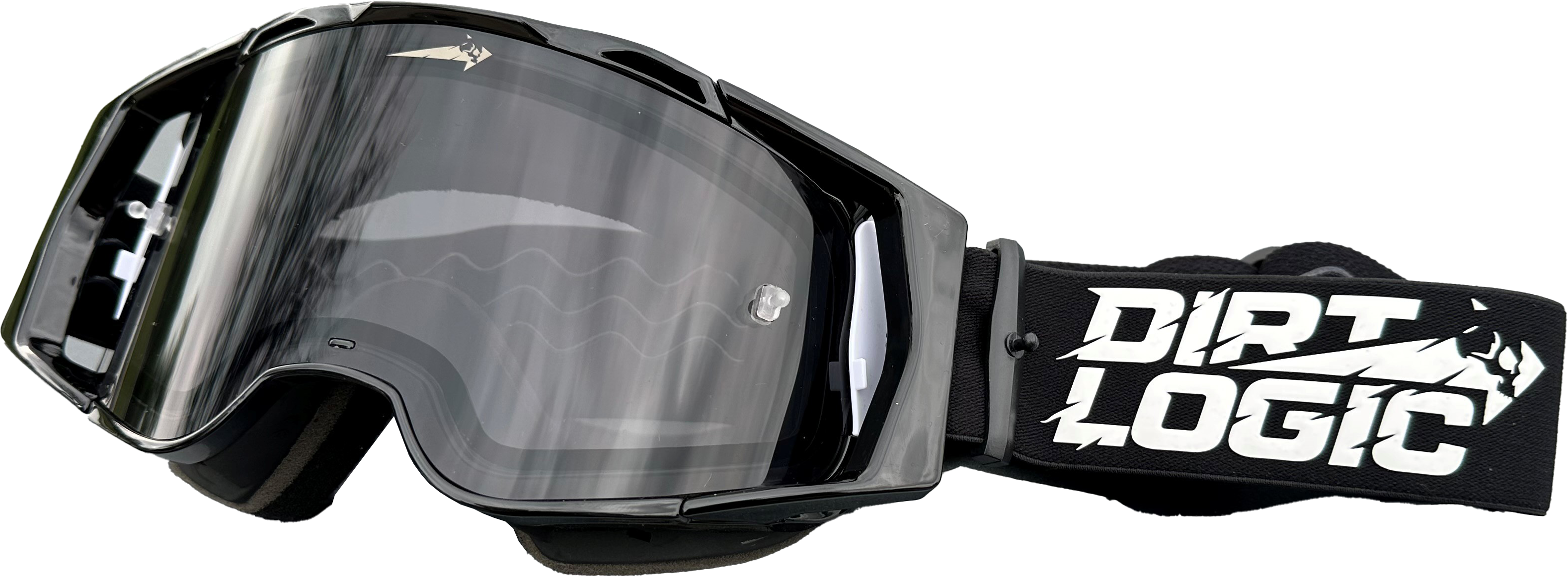 Dirt Logic MXOR MX Goggle Black Frame with Tinted Lens